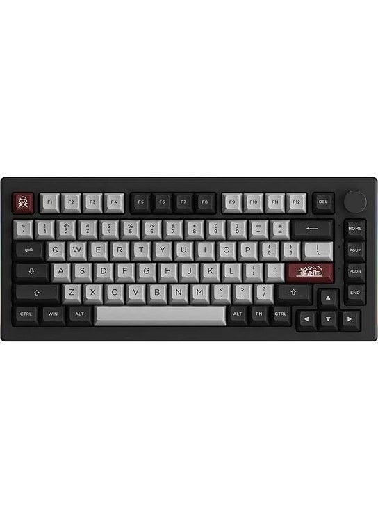 AKKO - 5075B Plus Dracula Castle V3 Cream Yellow Pro Switch RGB Wireless Hotswap Mechanical Gaming Keyboard - Image 1