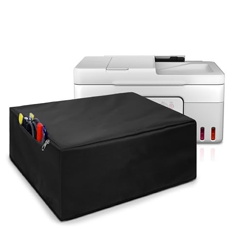 Alifiya Dust Proof Washable Printer Cover for Canon Pixma G4780 All-in-one Inktank Printer - Black - Image 1