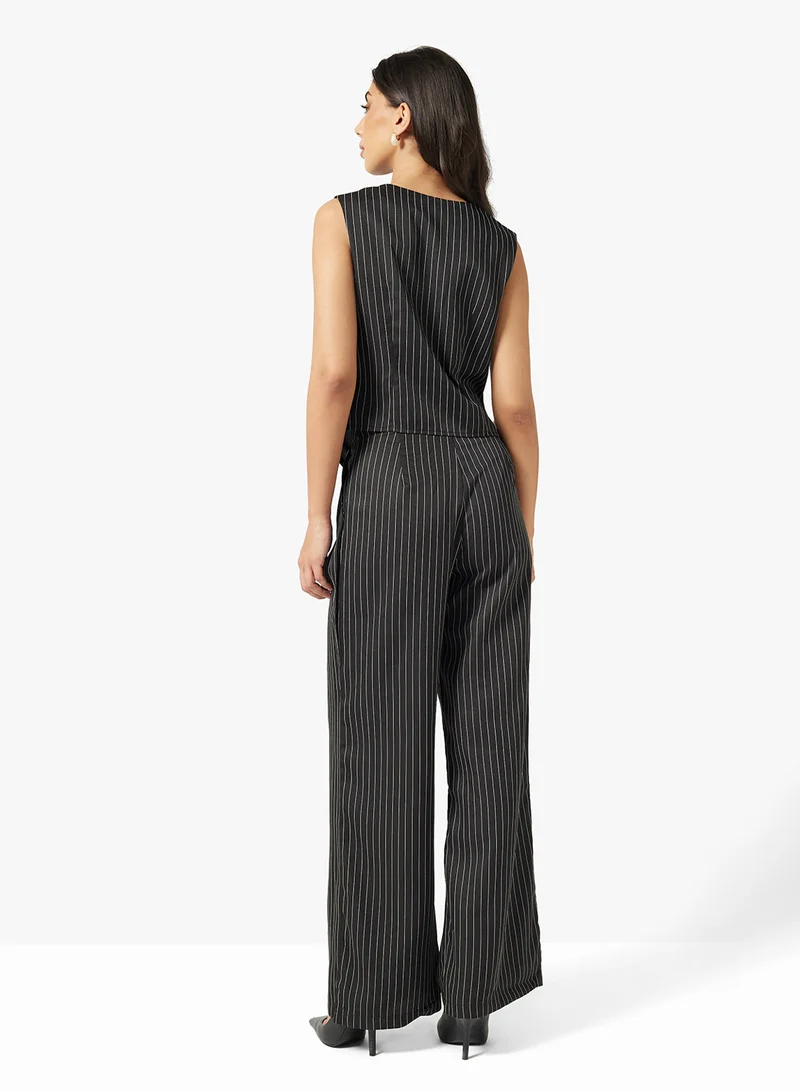 ELLA Pinstripe Vest & pant Set