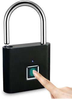 Generic Smart Fingerprint Padlock - Keyless, Waterproof, 0.5s Quick Unlock, Long Battery Life, High Security, Portable for Gym, Office, School, Travel, Luggage, and Outdoor Use  - Image 4