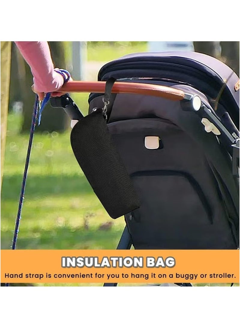 OMEVE Baby Bottle Cooler Bag, Insulated Breastmilk Cooler Bag, Nursing Bottle Cooler Warmer Bag with Interlayer Cotton, Portable Thermal Baby Bottle Holder for Nursing Mom Daycare Travel - Image 4