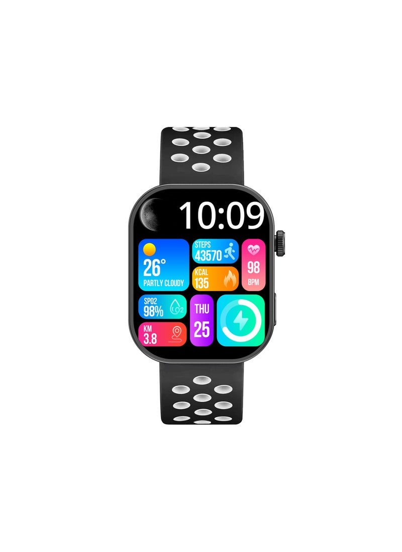 Totulife - STORM L2 Bluetooth Calling Smart Watch – 2.01” HD Display, IP68 Water Resistant, Voice Assistant, Health Monitoring, Multi-Sport Modes, 1x Extra Strap - Image 1