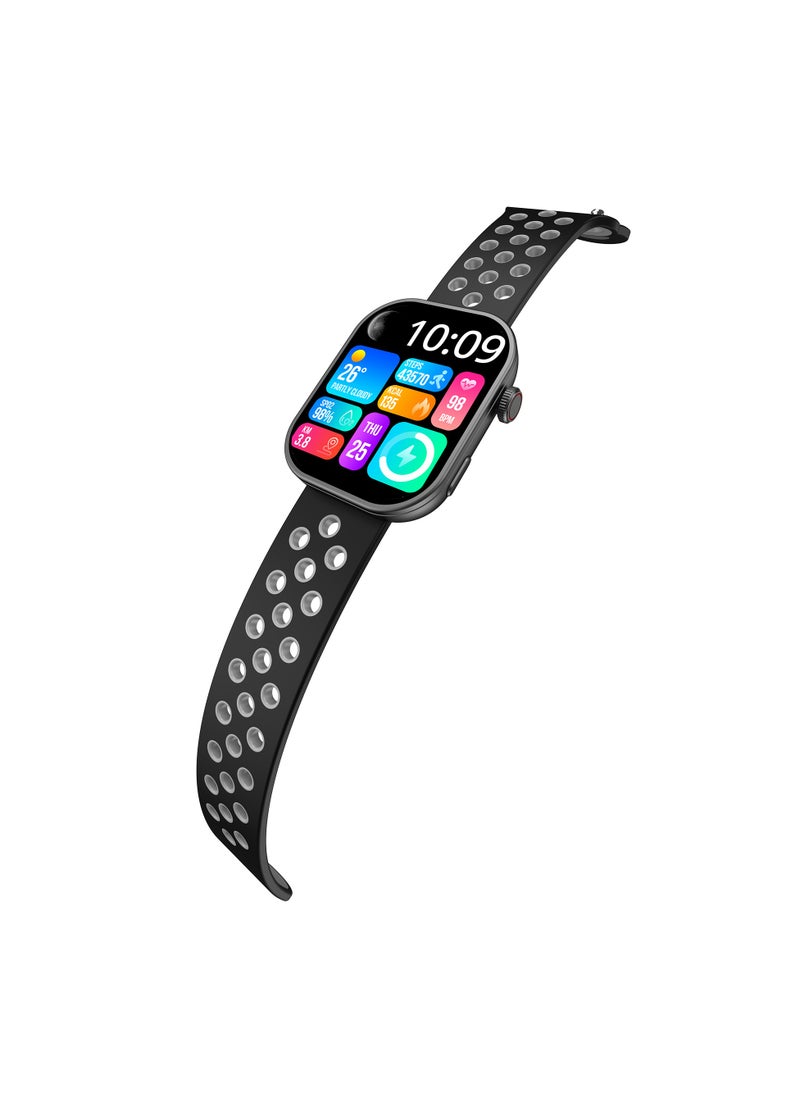 Totulife - STORM L2 Bluetooth Calling Smart Watch – 2.01” HD Display, IP68 Water Resistant, Voice Assistant, Health Monitoring, Multi-Sport Modes, 1x Extra Strap - Image 1