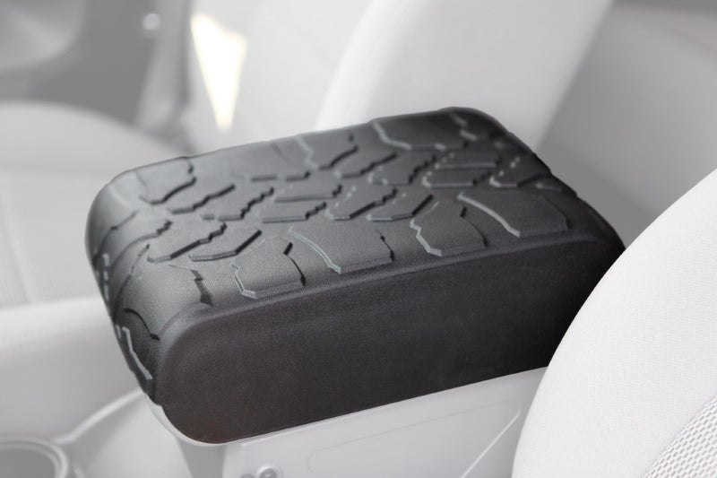 Boomerang® Tire Tread Armpad™ for Jeep Wrangler JK (2007-2010) - Center Console Armrest Cover - Image 1