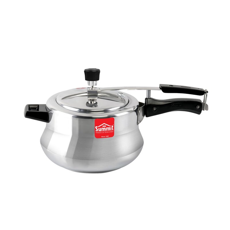 Summit Inner Lid 5.5 Litres Handi Non-Induction Base Aluminium Pressure Cooker - Image 1