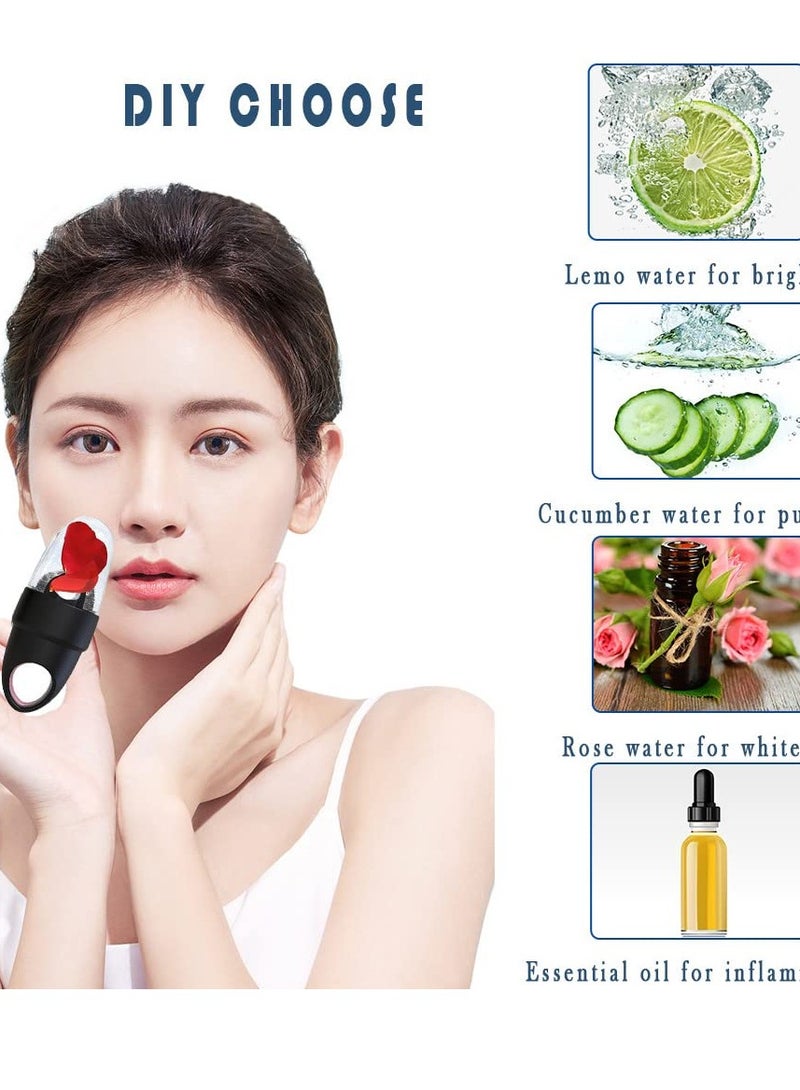 SOLARAE Small Cube Ice Roller For Face and Eyes Small Ice Roller Ice Cube for Eyes and Neck, Brightens Skin, Enhances Natural Glow, Reusable Facial, Facial Cryotherapy (Black) - Image 4