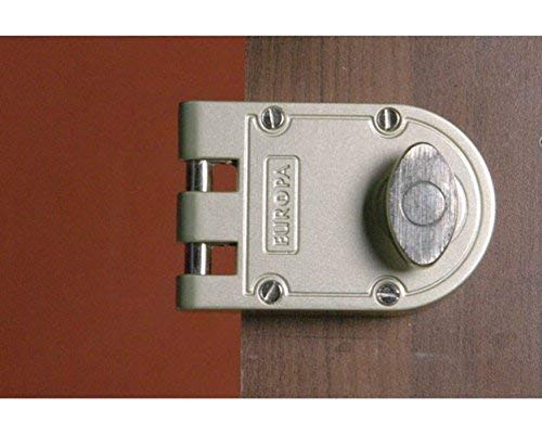 Europa Locks Brass Jemmy Proof Door Lock, J310NS, Metal - Image 2