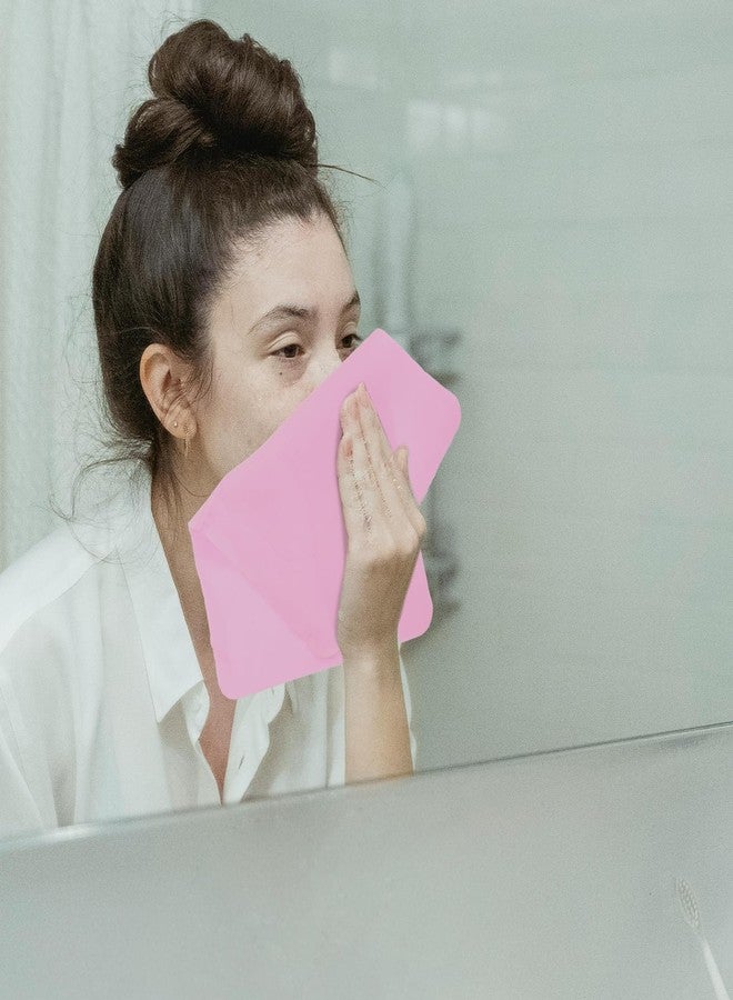 Lurrose 3Pcs Wash Face Towel Portable Absorbent Synthetic Drying Chamois PVA Facial Cleaning Towel (Size M, Random Color) - Image 5