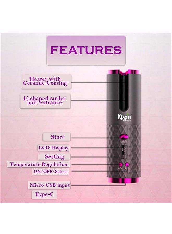 KTEIN Elegance Curl Pro: Professional Hair Styler Kit for Effortless Waves and Curls - Image 3