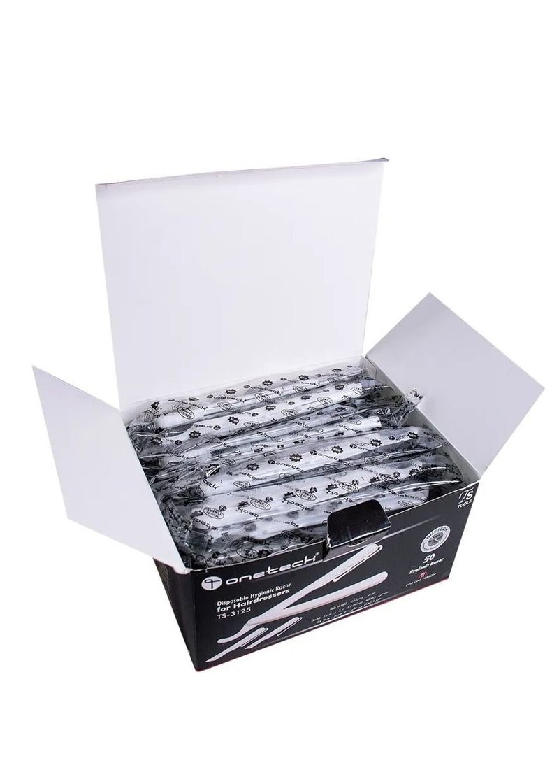 Onetech شفرة حلاقة قابلة للاستخدام لمرة واحدة ts 3125 1x50sgi - Image 1