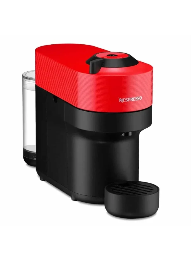 Nespresso 1260W Auto Shut Off Vertuo Pop Coffee Machine Red and Black 560 ml GCV2-GB-RE-NE