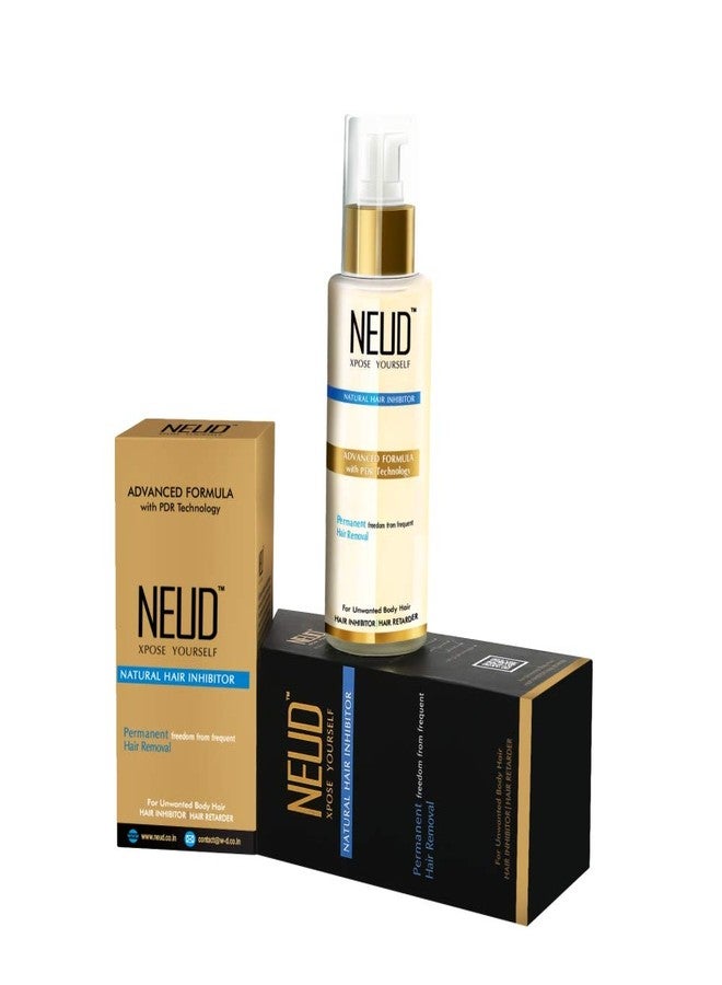 NEUD XPOSE YOURSELF NEUD Natural Hair Inhibitor Lotion For Reduction of Unwanted Body and Facial Hair in Men and Women - 1 Pack (80g) - Image 1
