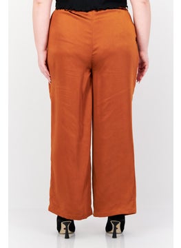 Women Plus Size Satin Drawstring Pants, Rust - pzsku/Z2D6B1A961EC23C66D182Z/45/_/1737642659/7643d014-ac14-4954-8058-89fc54c65783