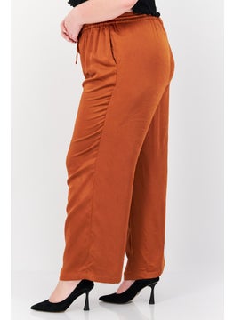 Women Plus Size Satin Drawstring Pants, Rust - pzsku/Z2D6B1A961EC23C66D182Z/45/_/1739110468/d514f9d3-23fa-48f7-ab01-02ca77958c88