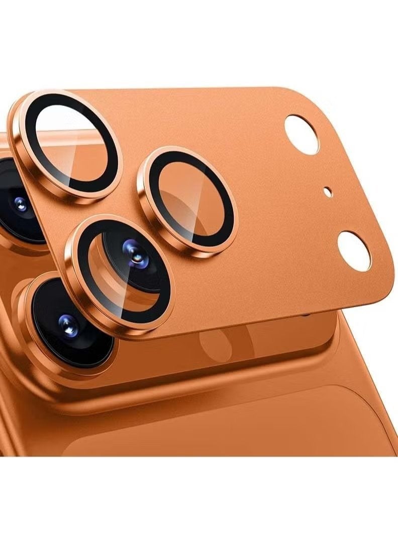 ELTRAZONE iPhone 17 Pro 6.3-Inch Camera Lens Protector with 9H Tempered Glass Full Coverage, Metal Ring Reinforced Design, Anti-Scratch Drop Resistant Ultra Clear High Definition Durable Protective Lens Shield - Image 1