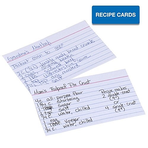 Mead Index Cards, Ruled, 3 x 5 Inch, White, 100 Per Pack, 4 PACK - Image 3