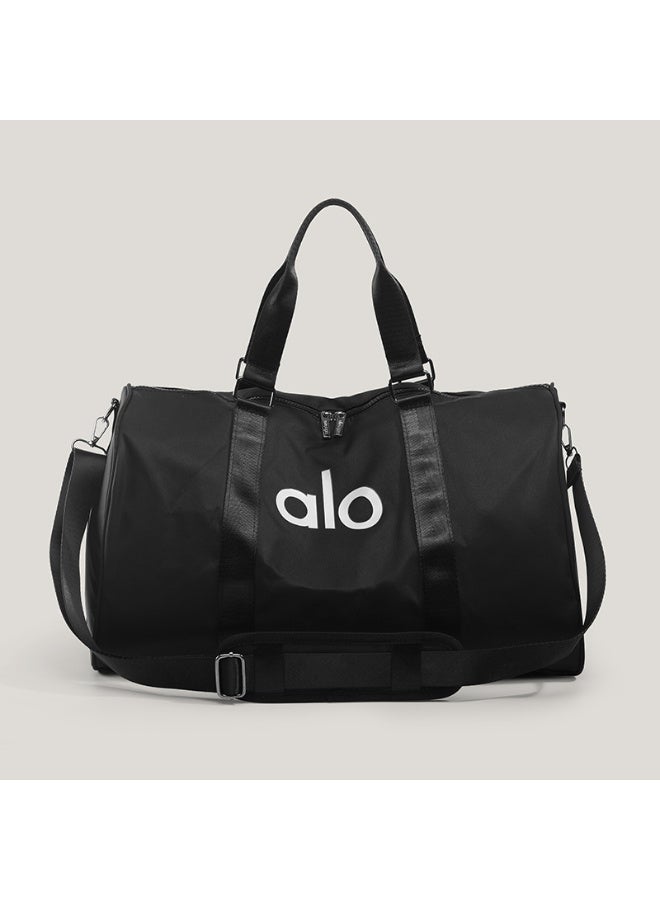 handbag unisex, large capacity, dry and wet separation, essential for business trips and fitness,black