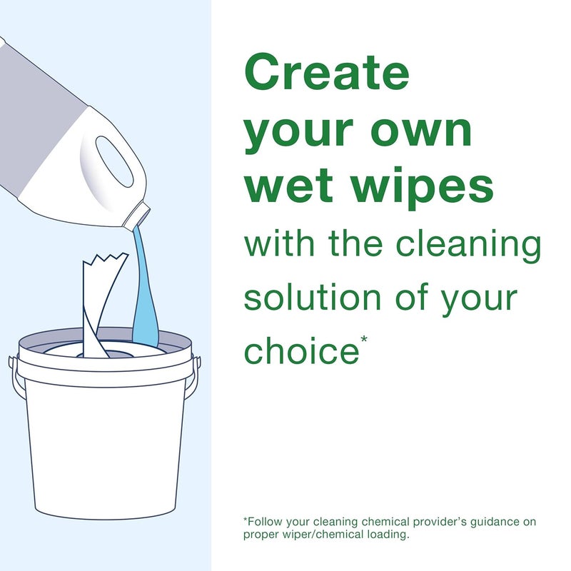 Everwipe by Tork ChemReady Buckets Make Your Own Wet Wipes Reusable Buckets for Use with ChemReady Wiping Rolls 192840 and 192841 5 Buckets 192850 CRBKT5PR