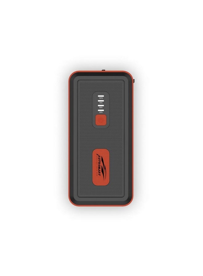 أوتو سمارت بطارية احتياطية 8000 مللي أمبير/ساعة بمنفذي USB مع ضوء LED باللونين الأسود والبرتقالي 9 × 13 × 22.5 سم ET04 - Image 5