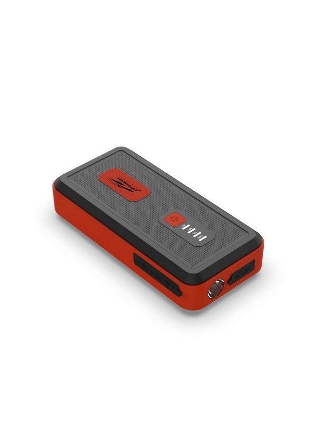 أوتو سمارت بطارية احتياطية 8000 مللي أمبير/ساعة بمنفذي USB مع ضوء LED باللونين الأسود والبرتقالي 9 × 13 × 22.5 سم ET04 - Image 2