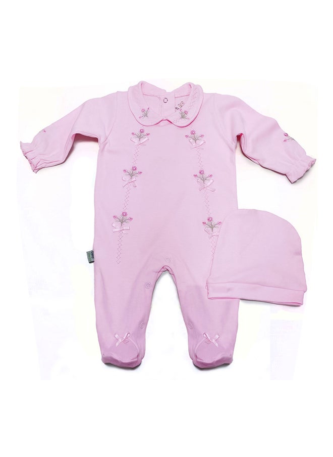BabyShoora - Jumpsuit With Cotton Beanie - Image 1