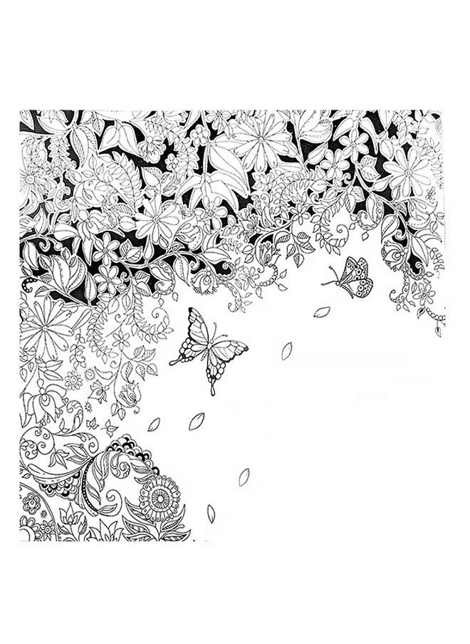 24 Pages Stress Relief Hand Drawn Coloring Book Picture Book 25x25cm