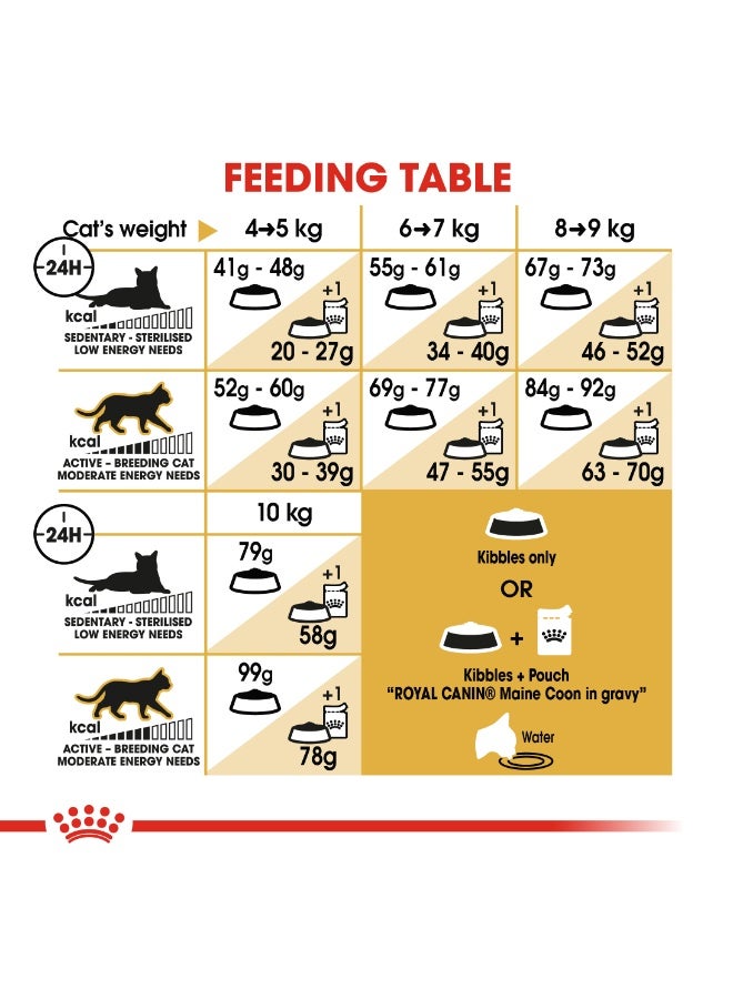 ROYAL CANIN Feline Breed Nutrition Maine Coon Adult 2kg - Image 3