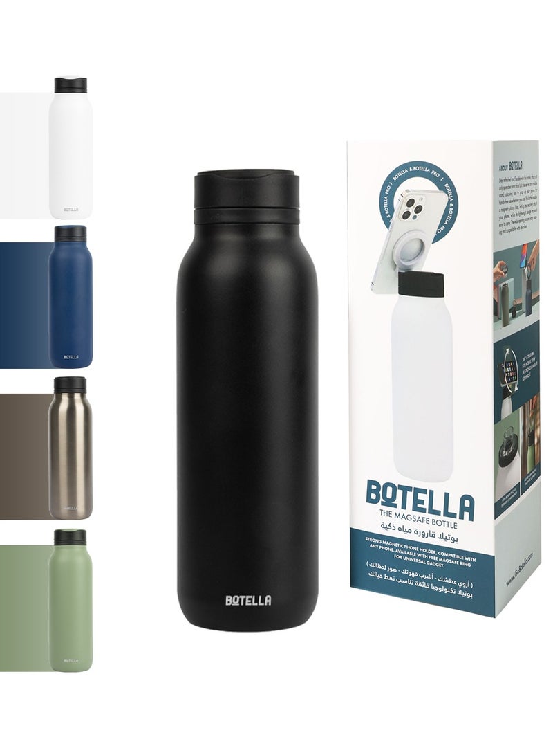 Botella Insulated Water Bottle Pro - Leakproof Stainless Steel, Sports & Travel, 900ml, Black - Image 1