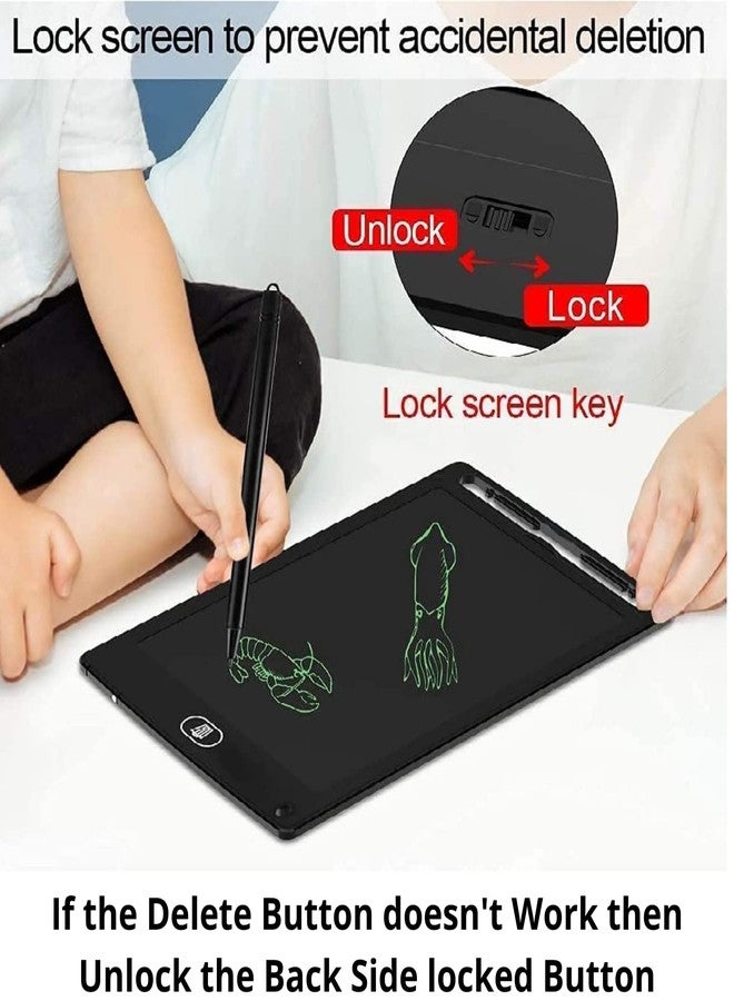 Ionix Kid's LCD Writing/Drawing Pad Tablet (For Up To 6 Years, 1 Piece, Multicolor, 8.5 inches) - Image 5