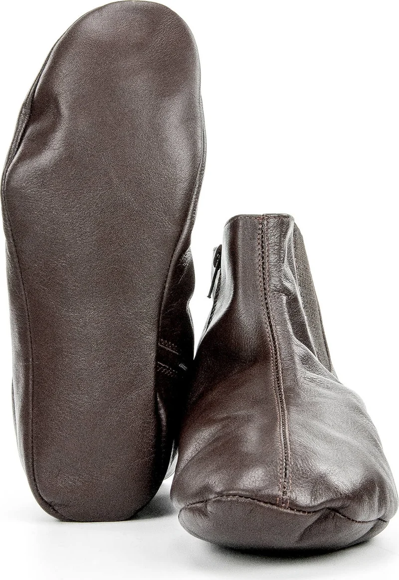 İhvan Ihvan Akdam Calfskin Socks (Brown)-1118