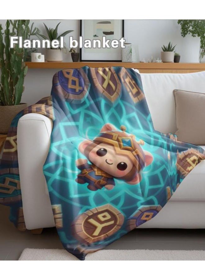 general Baby and children's cartoon flannel thin blanket (warm and comfortable, suitable for sleep, game use) 70cm*100cm - Image 5