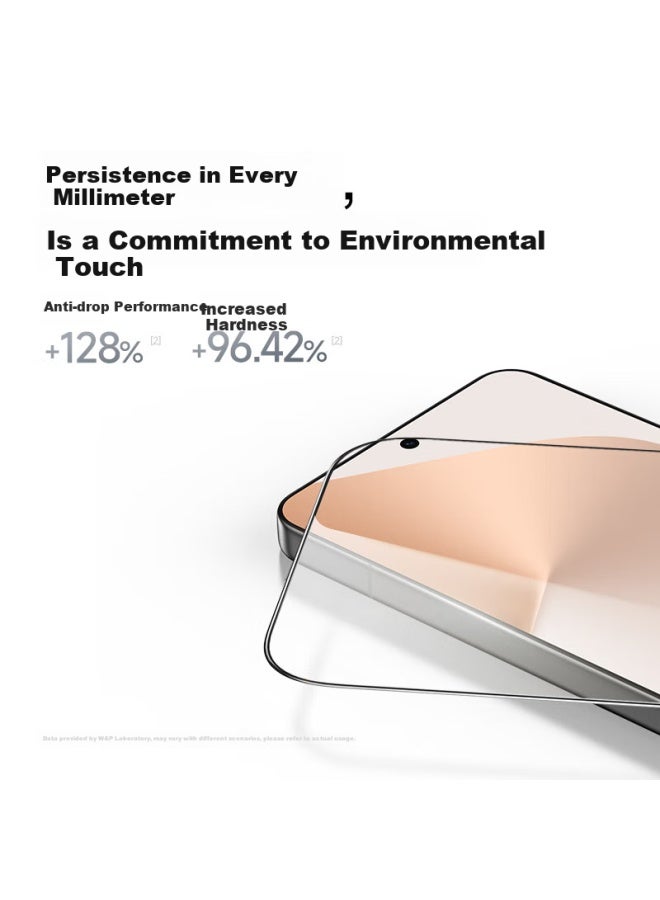 WP W&p Huawei Pura80 Tempered Glass Screen Protector, Huawei Pura80 Phone Film, One-second Adhesion Full Screen Coverage High Definition Anti-drop Anti-fingerprint Protective Film - Image 4