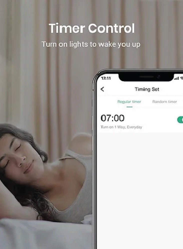 Saska Smart Tuya Wifi Touch Light Switch (SJ-A1) Smartlife App Remote Control, Timing Function Voice Control - No Neutral No Hub Needed (2 Gang, Gold)