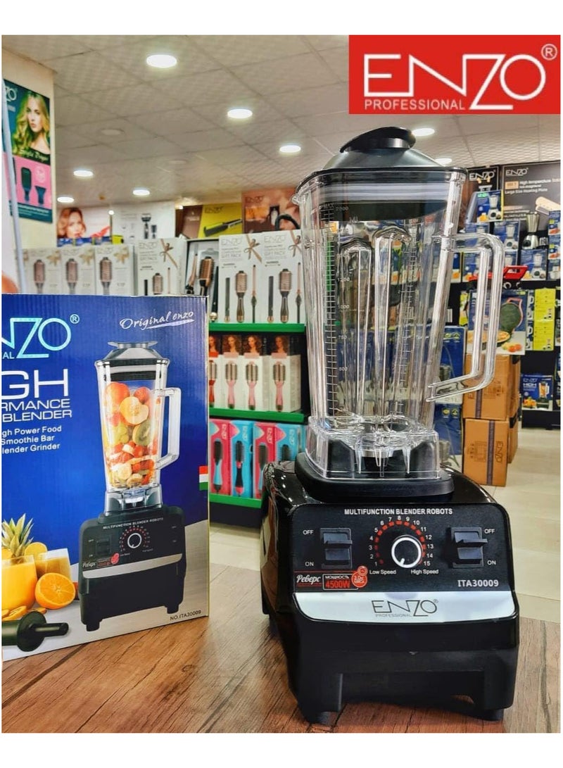 ENZO 4500W Ice Blender with 15 Speeds, Multi-Purpose Food Processor by Enzo - Image 1
