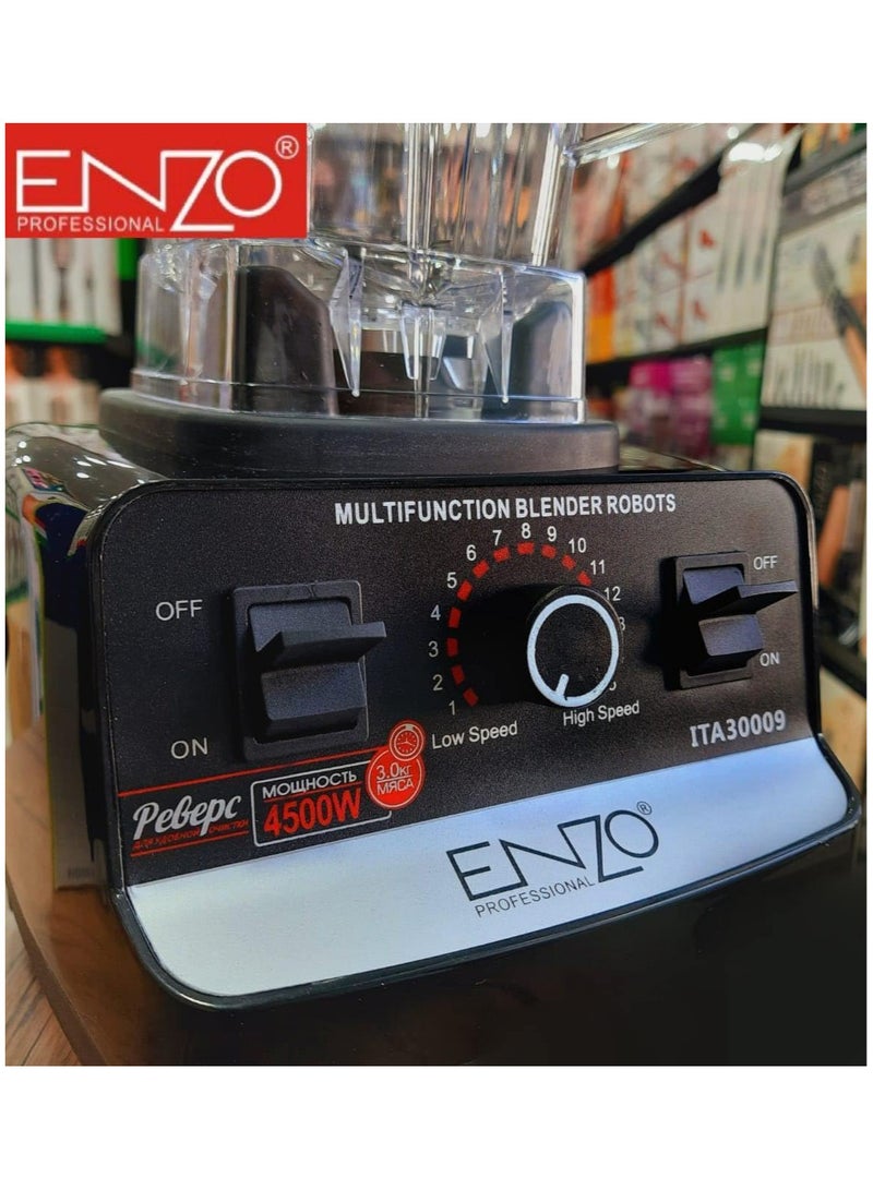 ENZO 4500W Ice Blender with 15 Speeds, Multi-Purpose Food Processor by Enzo - Image 2