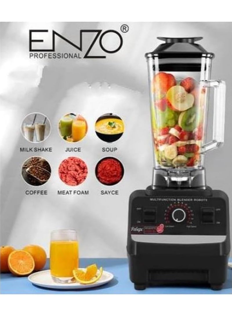 ENZO 4500W Ice Blender with 15 Speeds, Multi-Purpose Food Processor by Enzo - Image 3