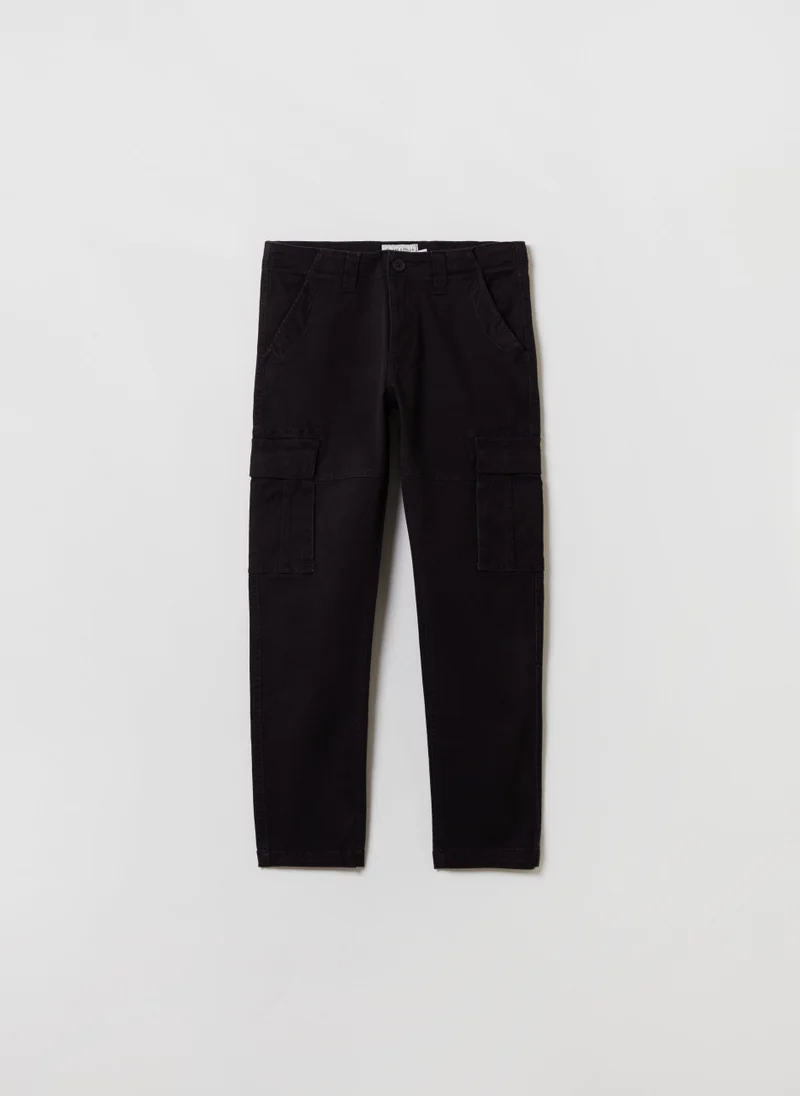 Ovs Ovs Boys Cargo Pocket Trousers