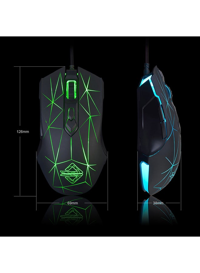 RGB Wired Optical Gaming Mouse Black - Image 3