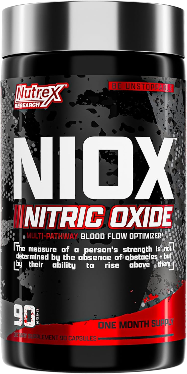 Nutrex Research Niox Extreme Pumps - Nitric Oxide Booster, 90 Capsules - Image 1