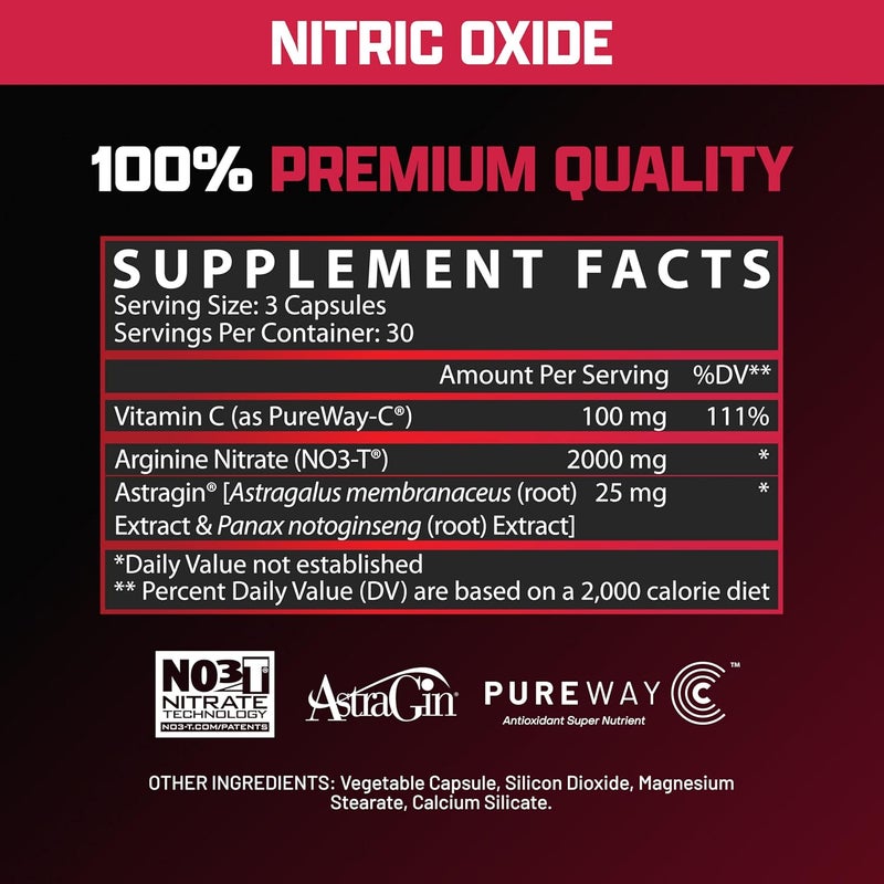 Nutrex Research Niox Extreme Pumps - Nitric Oxide Booster, 90 Capsules - Image 5