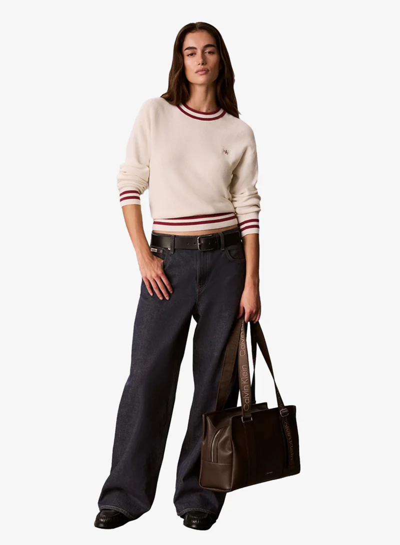 Calvin Klein  Logo Strap Tote Bag for Women | Best Price UAE