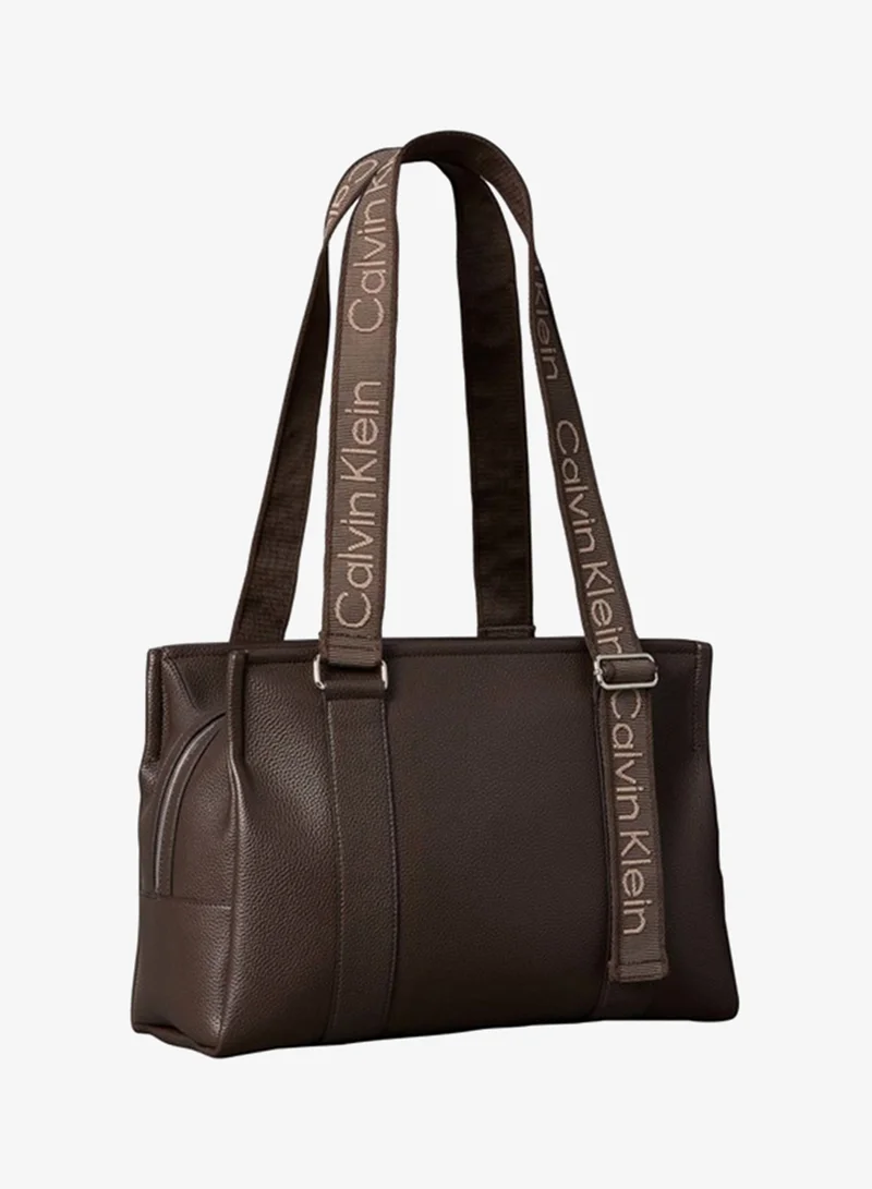 Calvin Klein  Logo Strap Tote Bag for Women | Best Price UAE