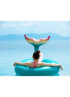 Jasonwell Giant Inflatable Mermaid Tail Pool Float With Fast Valves Summer Beach Swimming Pool Party Lounge Raft Decorations Toys For Adults Kids (Green)  - Image 5