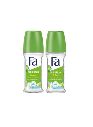 Pack Of 2 Deodorant Roll On Caribbean Wave, Exotic Citrus Scent 50 ML - pzsku/Z2D6BF8C7C103935E59E1Z/45/_/1708764942/7f18518f-8b33-4639-a492-c62794a0f3a2