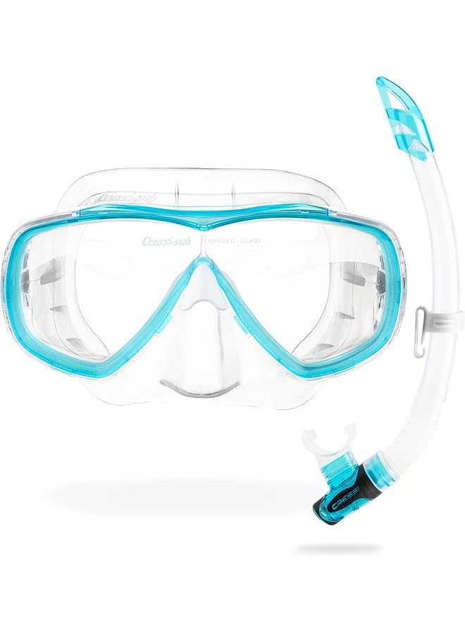 Cressi Unisex'S Estrella + Gamma Combo Set Sub Snorkel & Mask - Image 1