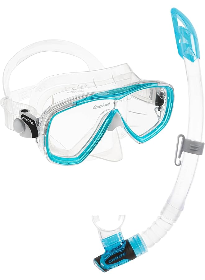 Cressi Unisex'S Estrella + Gamma Combo Set Sub Snorkel & Mask - Image 2