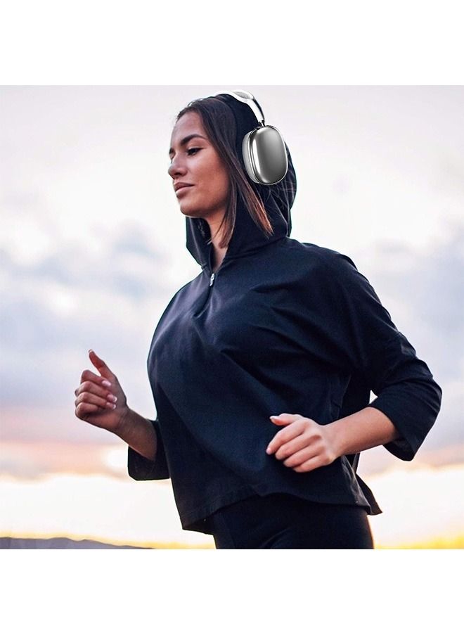 Case Cover for Apple AirPods Max, Full Coverage Anti Scratch Silicone Headphone Protective Case, Headphone Protector Shell Accessories (Transparent) - Image 5