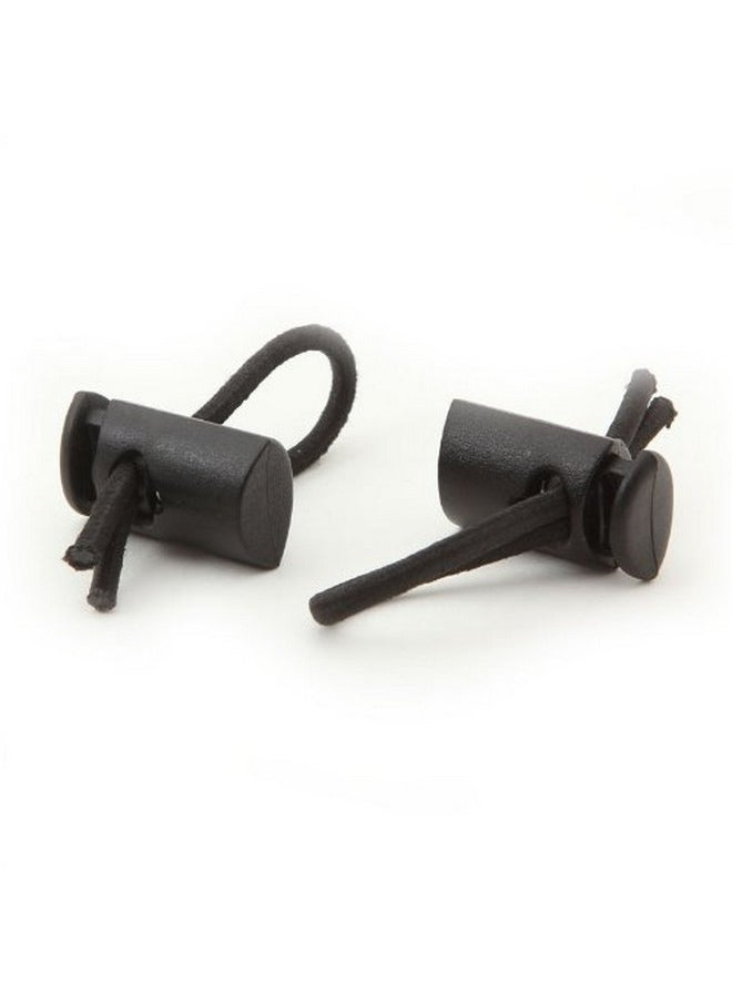 SPIbelt Race Bib Toggles Attach To Race Bib For Marathons 5K And 10K Black (2 Pairs)  - Image 1