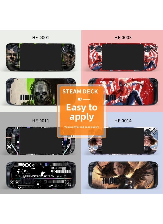 Generic - Suitable For Steam Deck Stickers Pain Stickers Film Color Stickers Endurance Version Palm Super Hero Gundam Stickers-Color:HE-0315 - Image 1