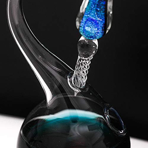 Earlyred Glass Dip Pen Washing Holder Crystal Inkwell Signature Fountain Pen Seat Office Student Graduation Birthday Present Gift (Penholder only) - Image 5